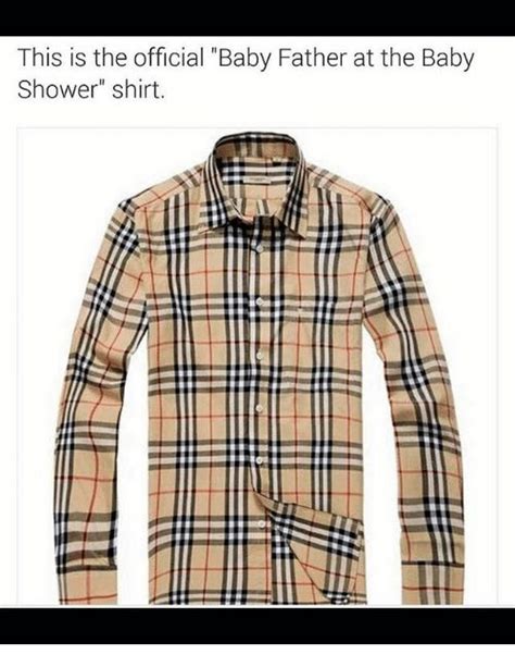 burberry shirt baby shower meme|newborn Burberry baby clothes.